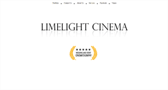 Desktop Screenshot of limelightcinema.net